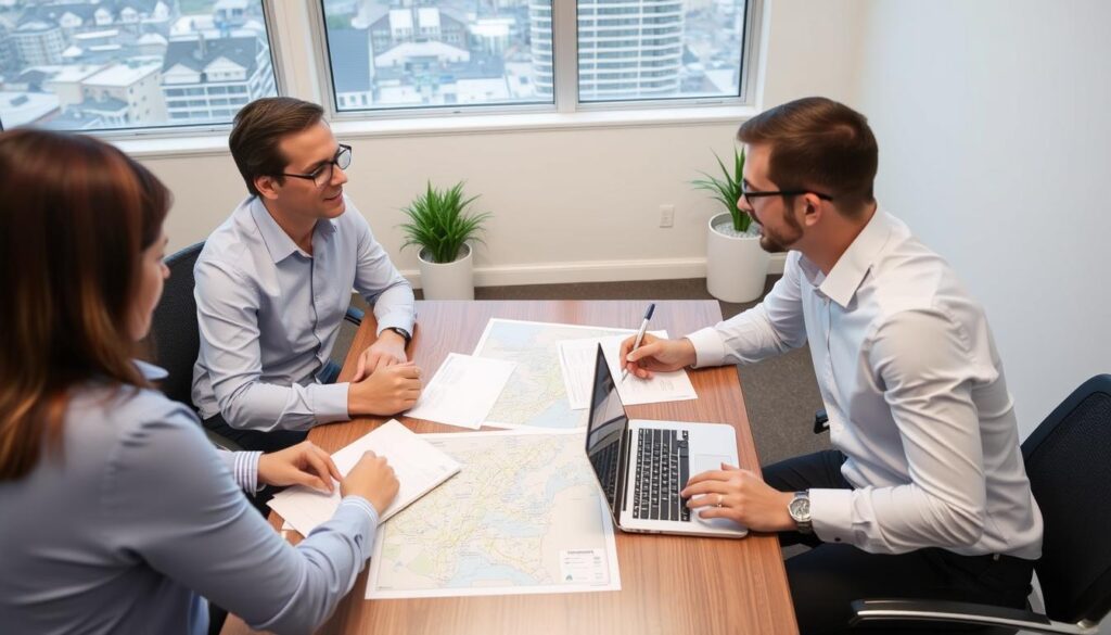 Client interviewing a potential buyers agent in Sydney Client interviewing a potential buyers agent in Sydney