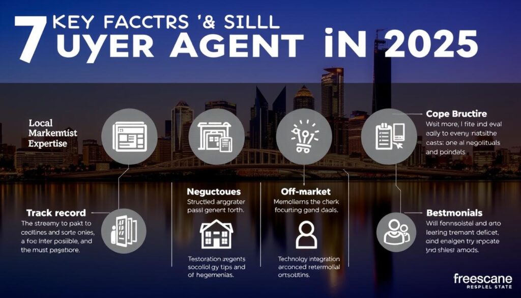 Infographic showing 7 key factors for selecting Brisbane's Best Buyers Agents 2025 Infographic showing 7 key factors for selecting Brisbane's Best Buyers Agents 2025