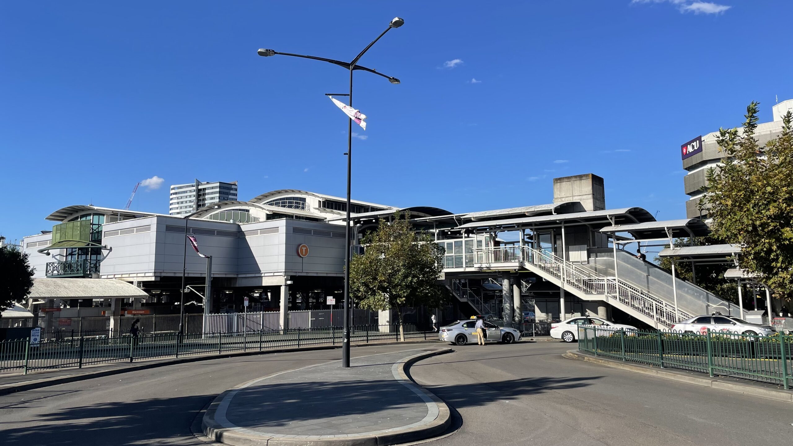Blacktown railway station on the T1 Western and T5 Cumberland lines