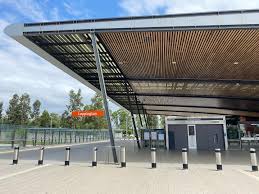 Leppington railway station on the T2 line, NSW