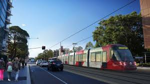 Randwick town centre and light rail, NSW