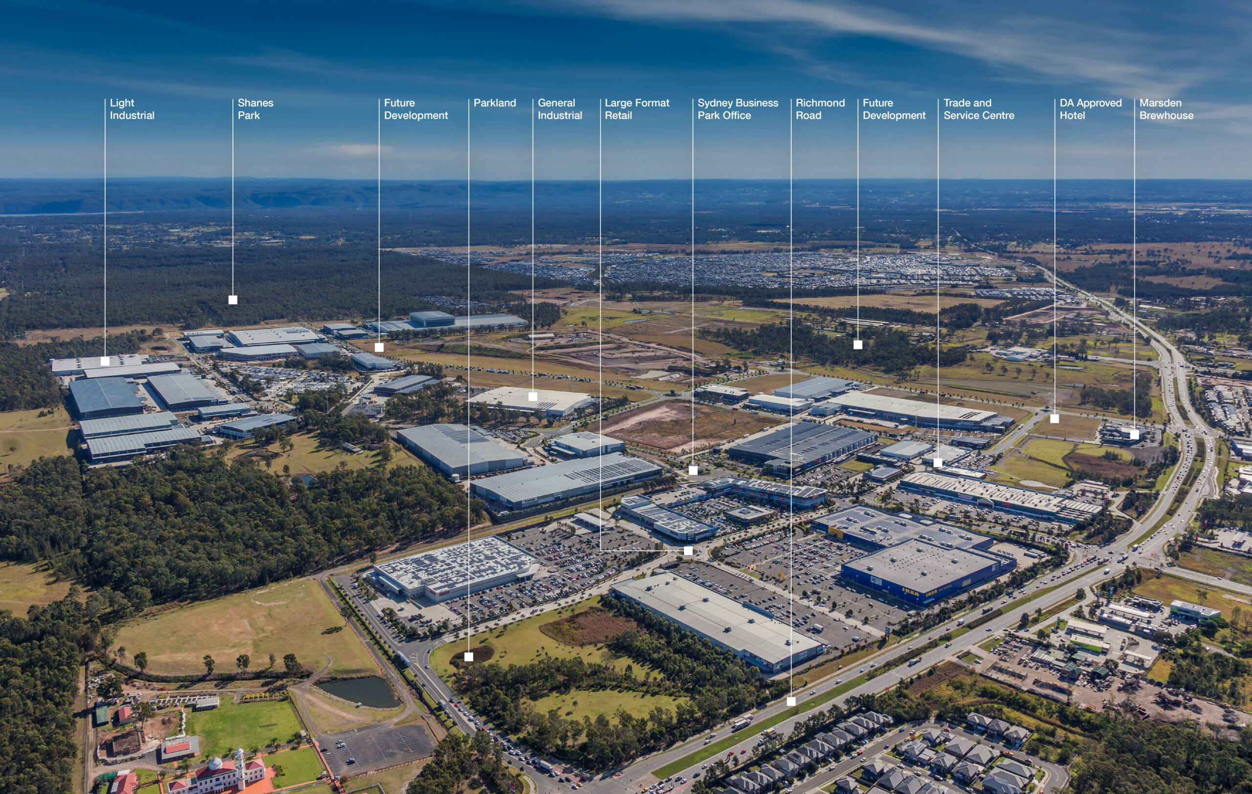 Sydney Business Park retail and industrial precinct, Marsden Park NSW